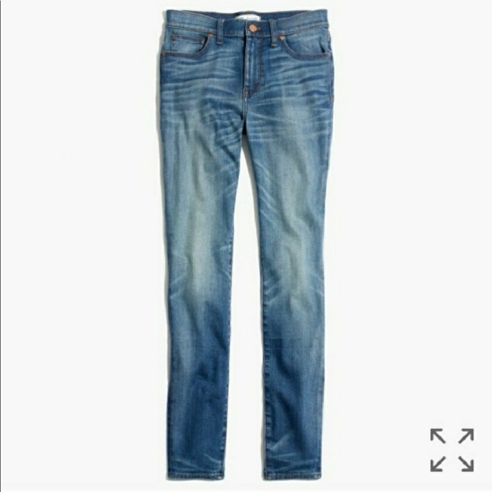 Madewell 9” high riser skinny jeans Thom wash